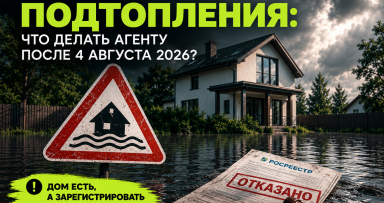 Зоны подтопления: что делать агенту после 4 августа 2026 года?